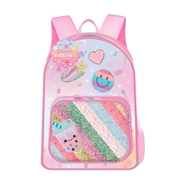 Shine Bright with the Hot Focus Rainbow Stylish Backpack - Fun &amp; Functional