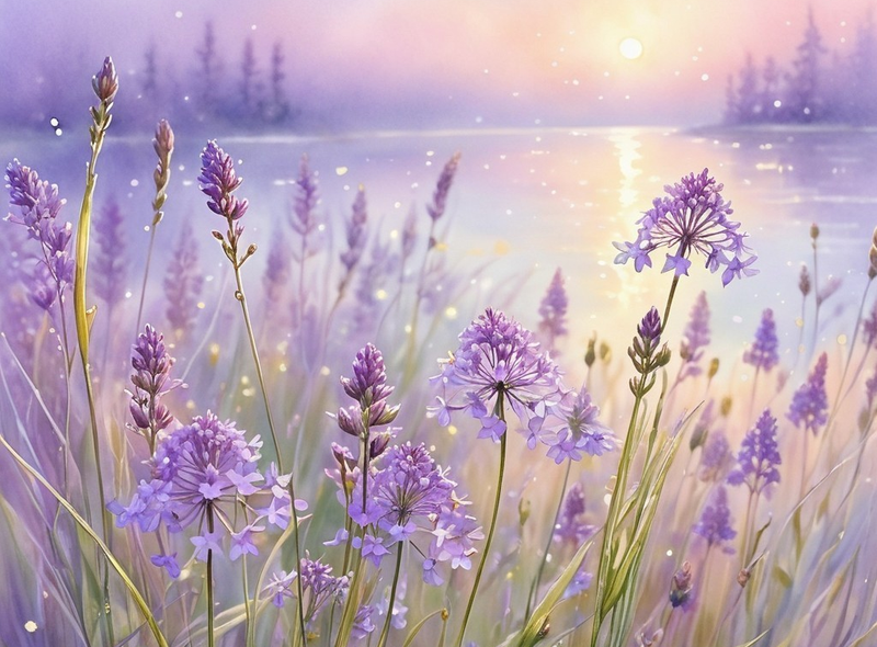 Canvas Wall Art Home Decor - Purple Haze