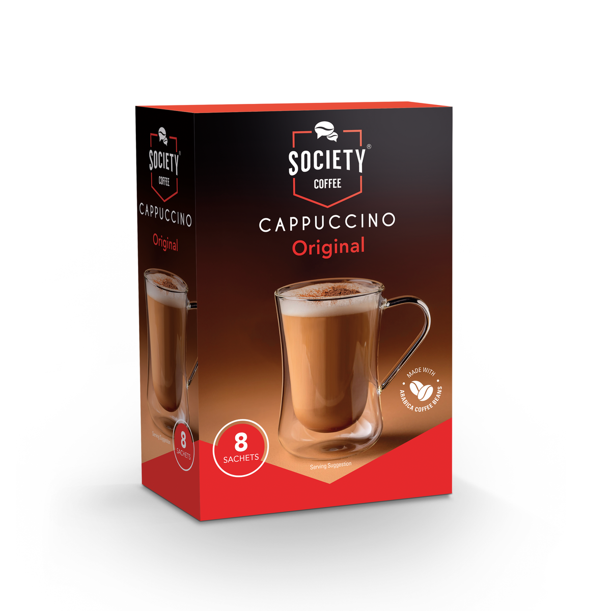 Society Coffee Sweetened Cappuccino 8 Sachets | Shop Today. Get it