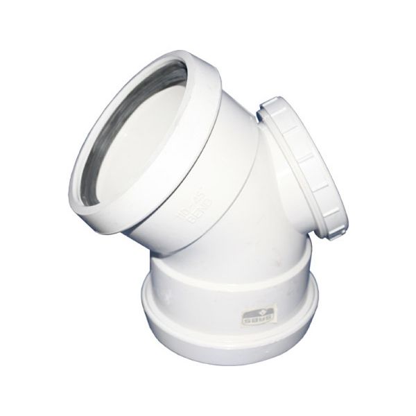 Southpro - 45 Degree Sv I.E SABS - Waste Bend - 110mm - 2 Pack