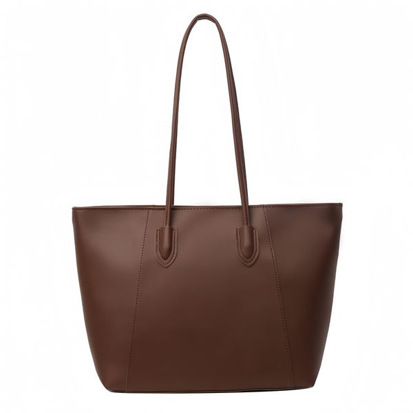 New Fashion Pure Color 3Pockets &amp; Large Capacity 450G Tote/Shoulder Bag
