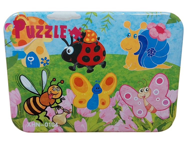 4 Bugs Puzzles in a Tin