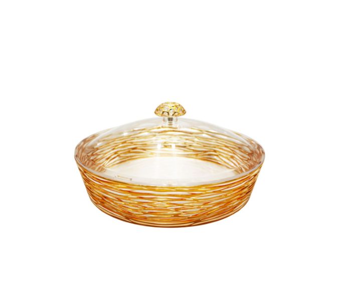 Clear Acrylic Tray with Lid 25x6cm