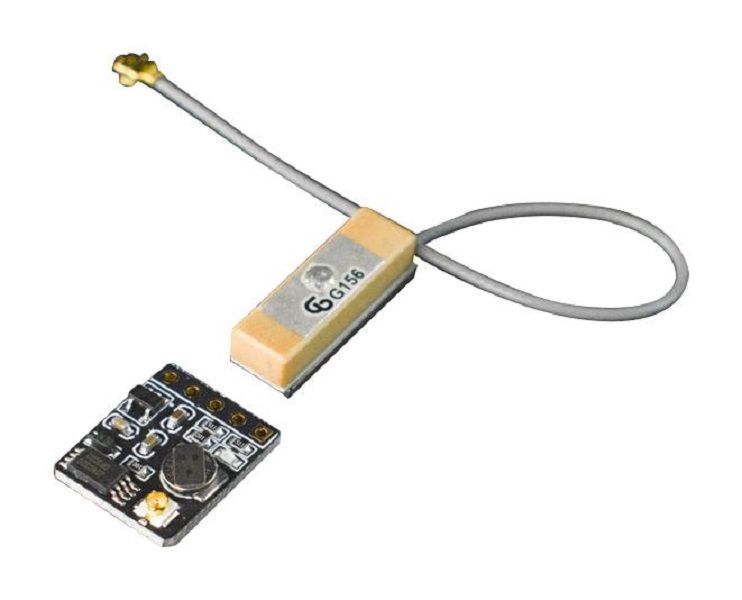 Dfrobot (TEL0132) GPS Receiver Module, 2.7 V to 3.6 V, 12-CH, 2.5 m