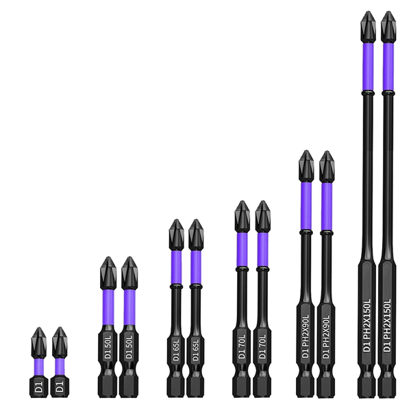 12Piece Upgraded High Hardness And Strong Magnetic Drill Bit