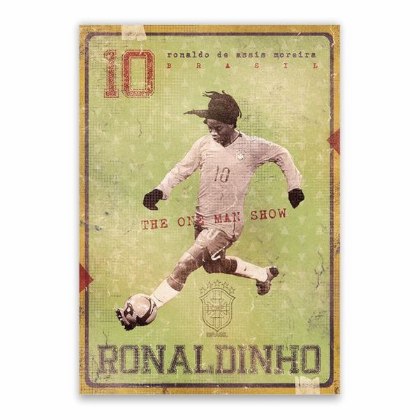 Ronaldinho 10 Brazil Poster - A1