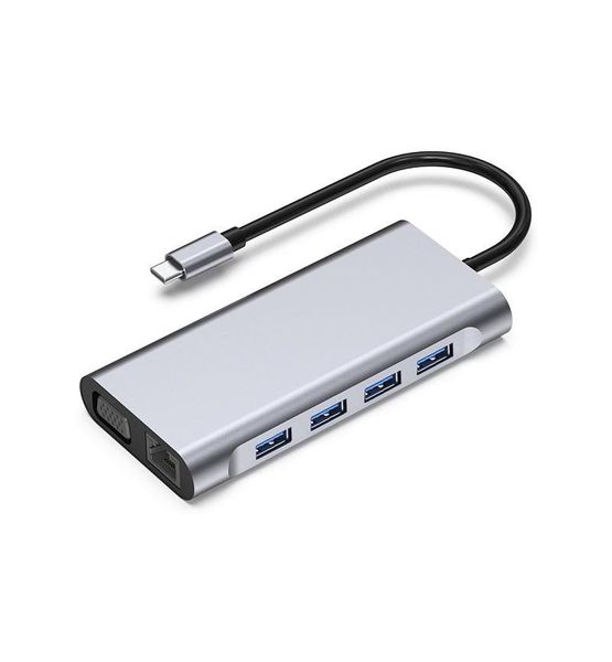 11 in 1 USB Type-C Network Hub