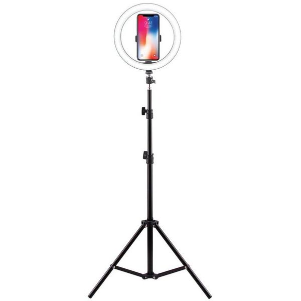 LED Circle Ring Light Photography Makeup Lightings With Tripod Stand