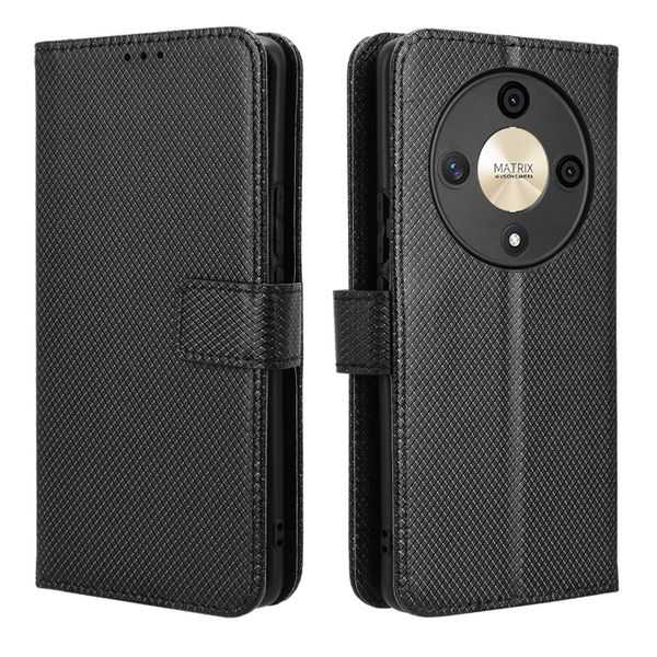 Magnetic Buckle Shockproof Wallet Cover Compatible with Huawei Nova 12i 4G
