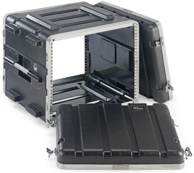 STAGG ABS 8u 19" Rack Mount Flight Case
