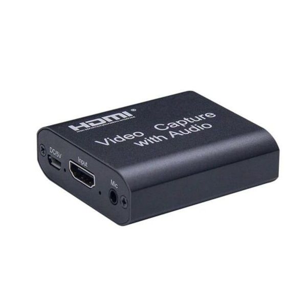 USB 3.0 to HDMI Video Capture Card with Audio Loop Out, Mic Input