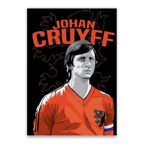 Johan Cruyff Netherlands Poster - A1