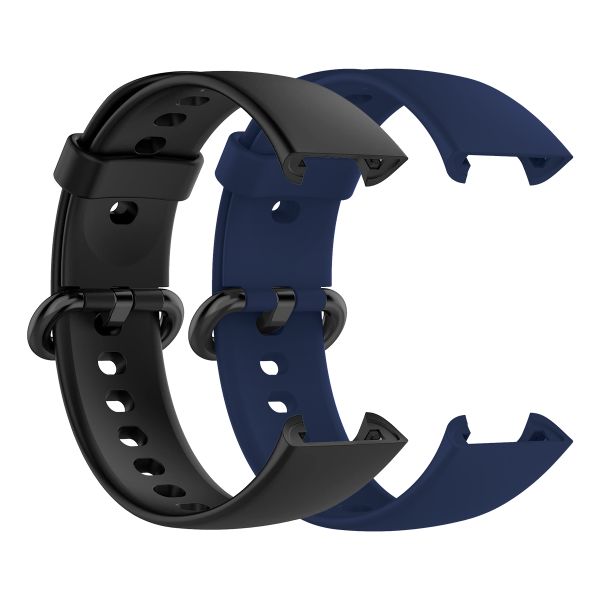 2 PACK Silicone Strap Compatible With Xiaomi Mi Watch Lite 2