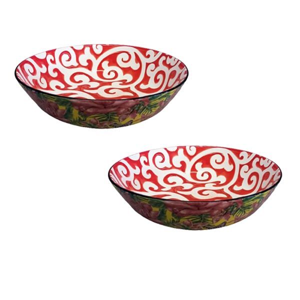 Villa Alegre Ethnic Serving Dish - 23cm - Set of 2