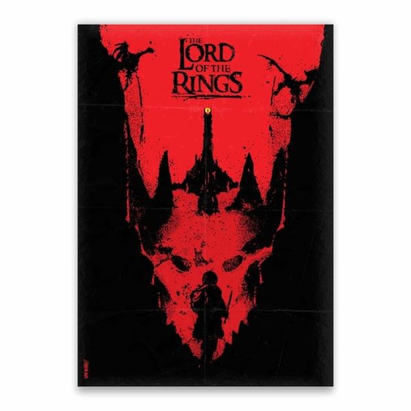 The Lord Of The Rings Red Poster - A1