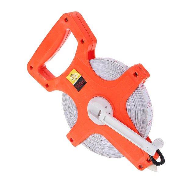 Tools Retractable Fiberglass Tape Measure Red
