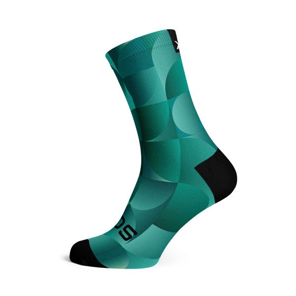 Sox Footwear Solid Teal Socks