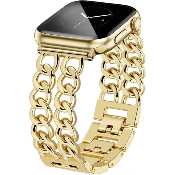 Adjustable Metal Watch Band Compatible with Apple Watch 38/40/41/42mm