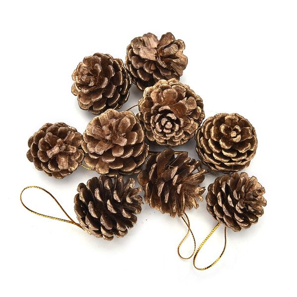 8 Piece Pine Cone Decoration