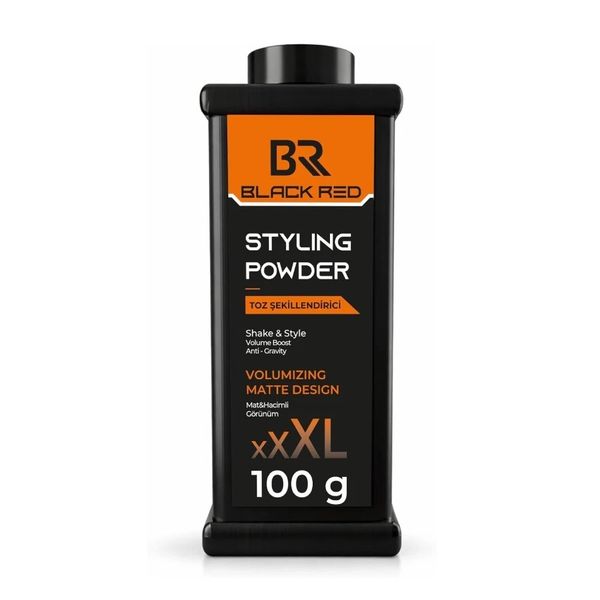 BLACK RED Volumizing Matte Hair Styling Powder - 100g