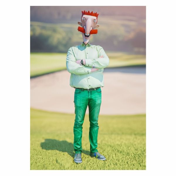 Nigel Thornberry Golf Day - A1 poster