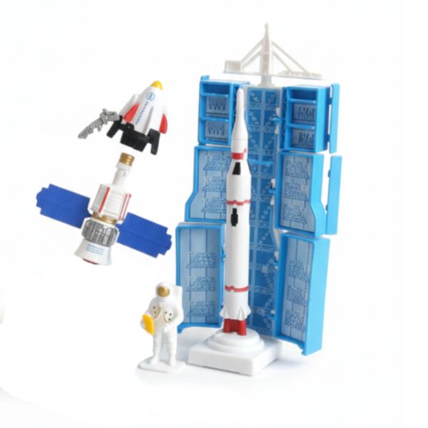 Die-Cast Metal Space Play Set - 7-Piece Aerospace Shuttle &amp; Accessories
