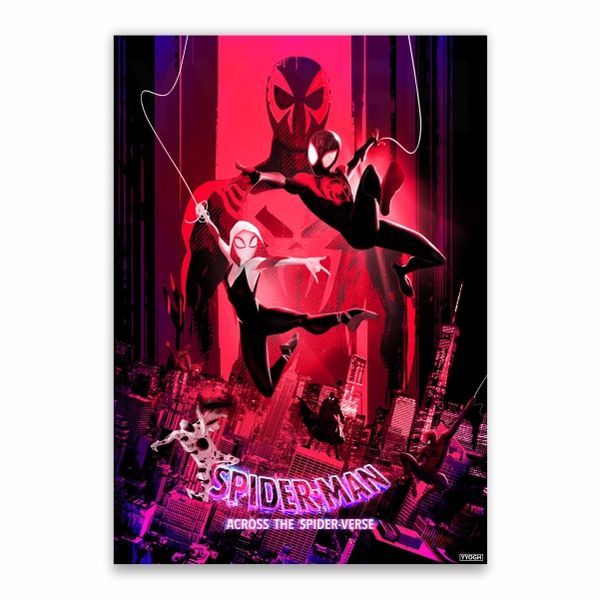 Spiderman Across The Spider-Verse Poster - A1
