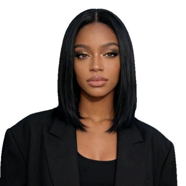 Women's Black Short Straight