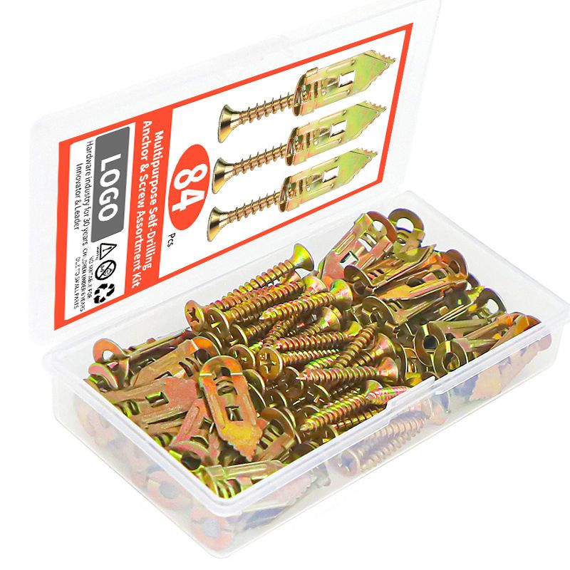 84 Pieces Driven Gypsum Board Expansion Screws, Expansion Nails