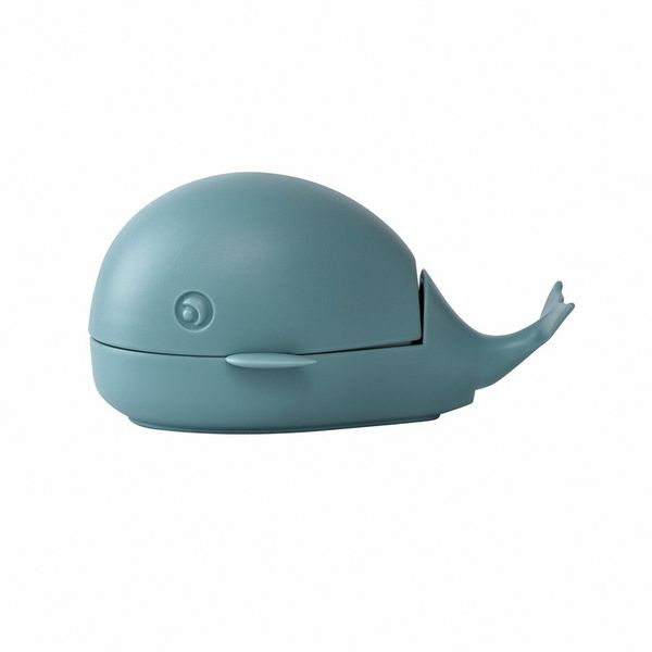 Multifunctional Plastic Shoe Brush Cartoon Whale(blue)