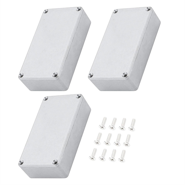 3 Pcs 125B/1590N1 Aluminum Guitar Effect Pedal Enclosure Stomp Box