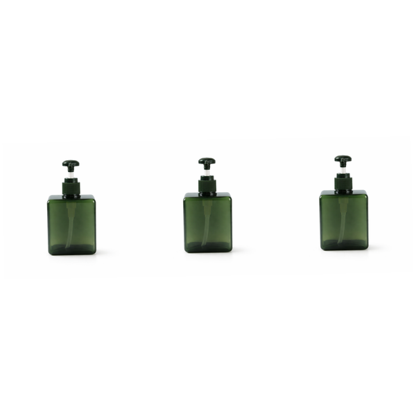 3 Pack -Lotion &amp; Soap Dispenser 250ml - Green