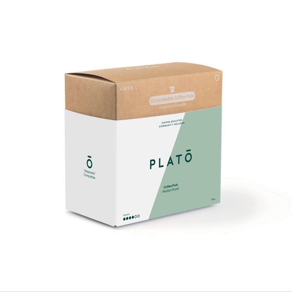 Plato House Blend - 100 Compostable Nespresso - Compatible coffee Pods
