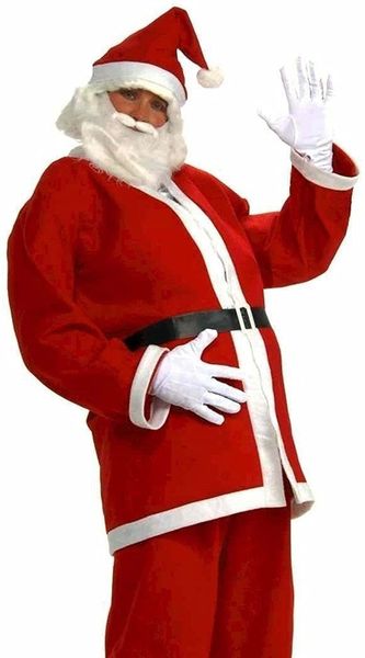 Dress Up Santa Suit 5 Piece Adult