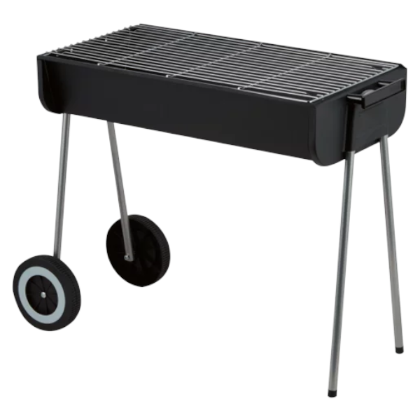 Bushbaby Portable Large Braai BBQ Box Stand Detachable Legs -Wheels 59x30cm