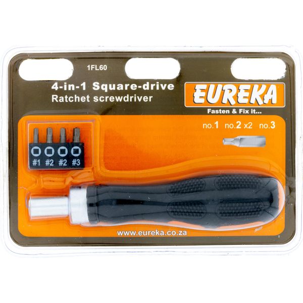 EUREKA Screwdriver Ratchet Square 1;2;2;3 Q:1 1FL60U