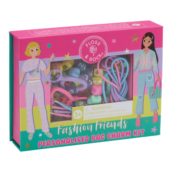 Floss &amp; Rock - Fashion Friends Personalised Bag Charm Kit