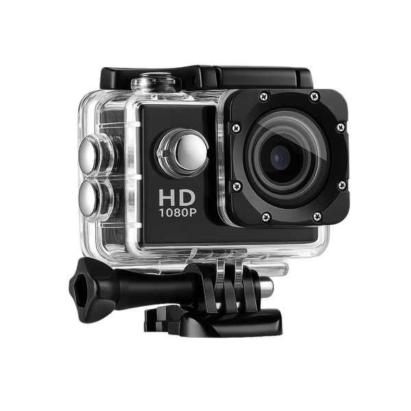 1080P 12MP Action Camera - Full HD Waterproof Sports Camera , Ultra-Compact