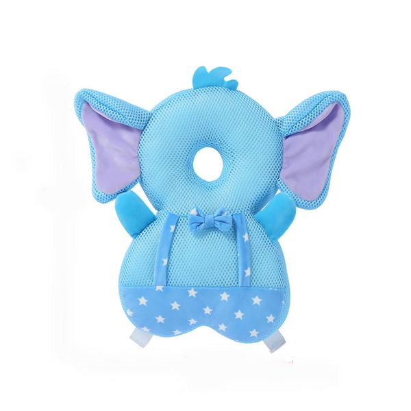 Baby Head Protector Pad Head Protection Cushion Kids Backpack Wear-Blue