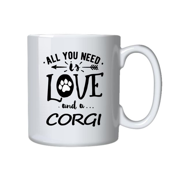 Corgi And Love Coffee Mug - Best Corgi Dog Owners Gift Idea for