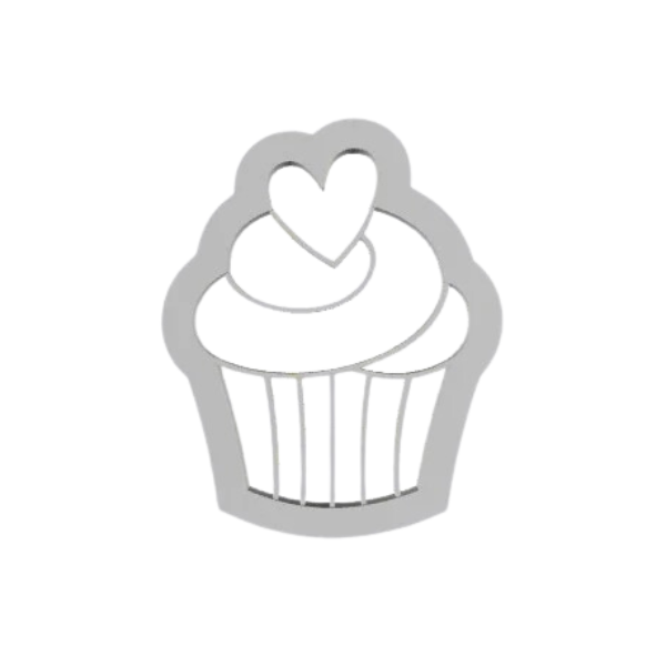 Cupcake - Polymer Clay Cutter