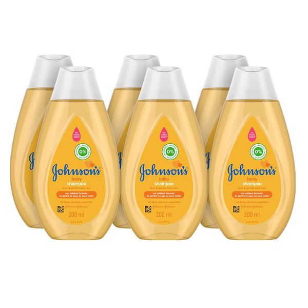 Johnson's Baby Shampoo 6 x 200ml