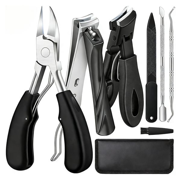 Nail Clippers Set - Sharp Ingrown Toenail Clippers Nail Cutter Long Handle