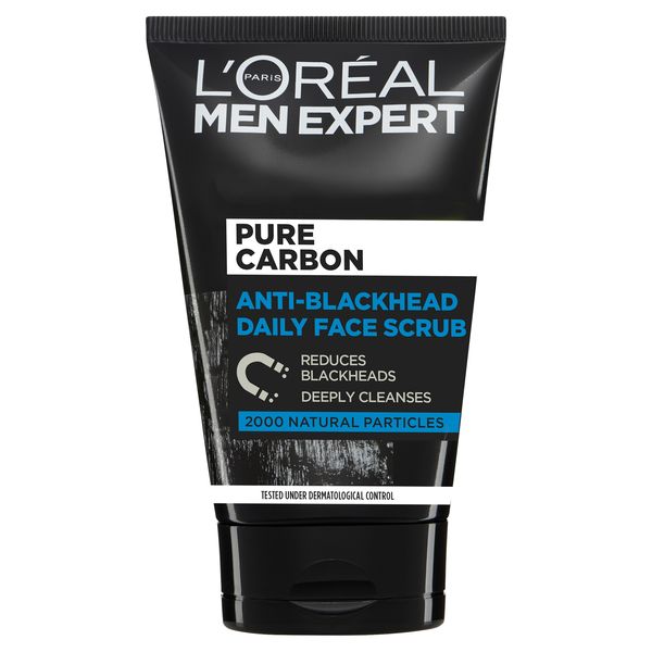 LOreal Men Expert Pure Carbon - Anti-Blackhead Daily Face Scrub 100ml