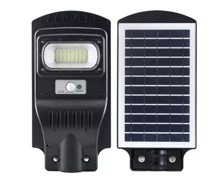 30W Solar Motion Sensor Street Light-Black