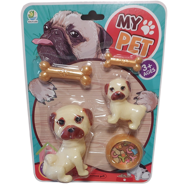 Dogs, Bones and a Bowl Play Set