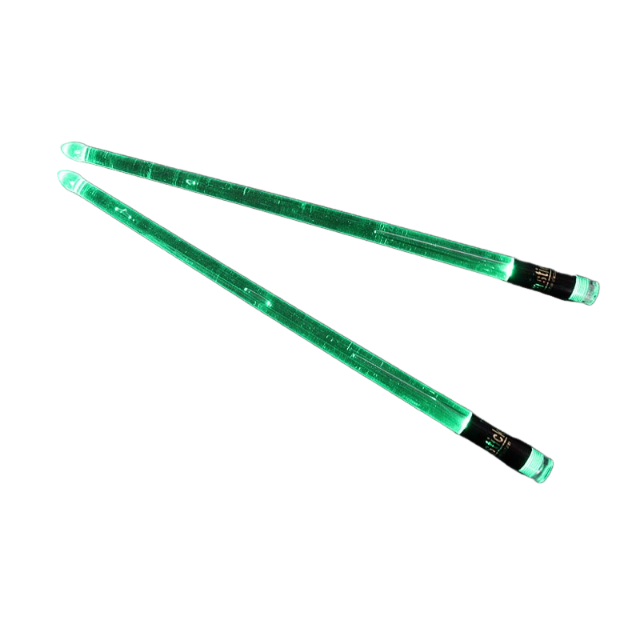 LED Light-Up Rechargeable Drumsticks - Acrylic for Stage Performance