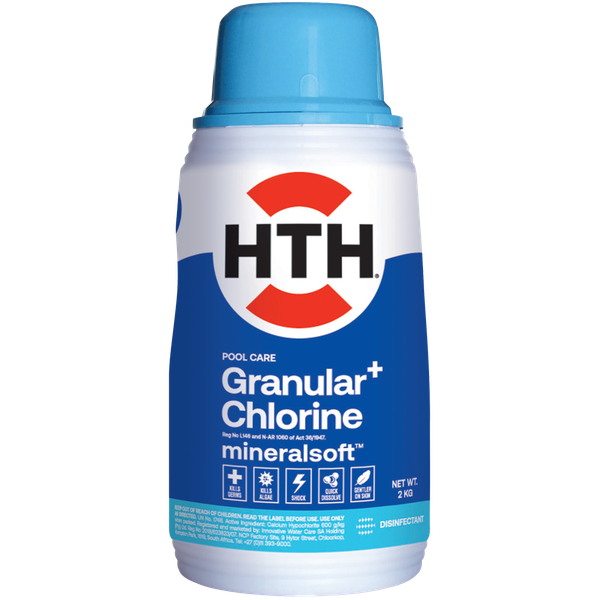 HTH - Granular Pool Chlorine Bottle - 2kg