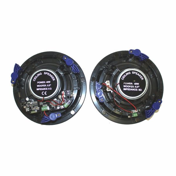 Kentech HSR186-6B+6 Ceiling Speaker 6.5" 40W 8 Ohm Bluetooth Black