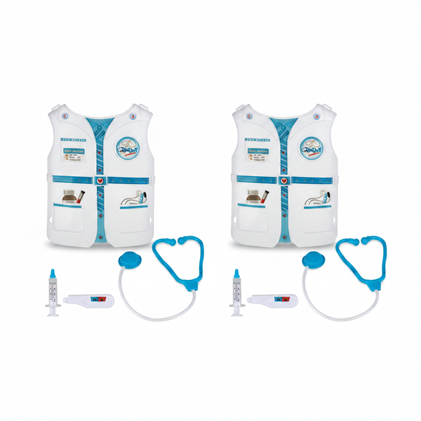 Imaginative Play Doctor Kit 4 Piece for Kids Aged 3-5 - 2 Pack